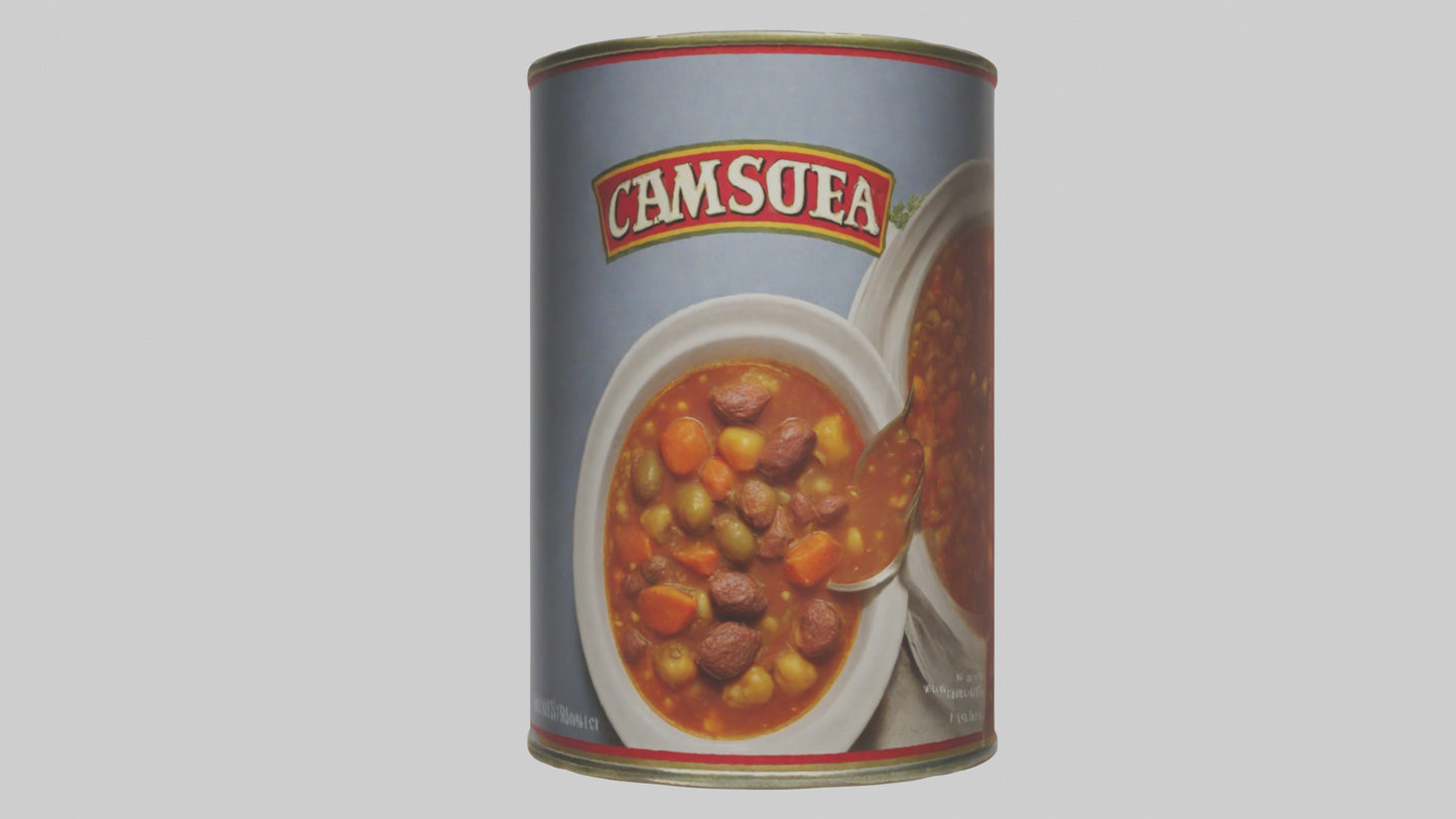 Canned Stew model VR / AR / low-poly