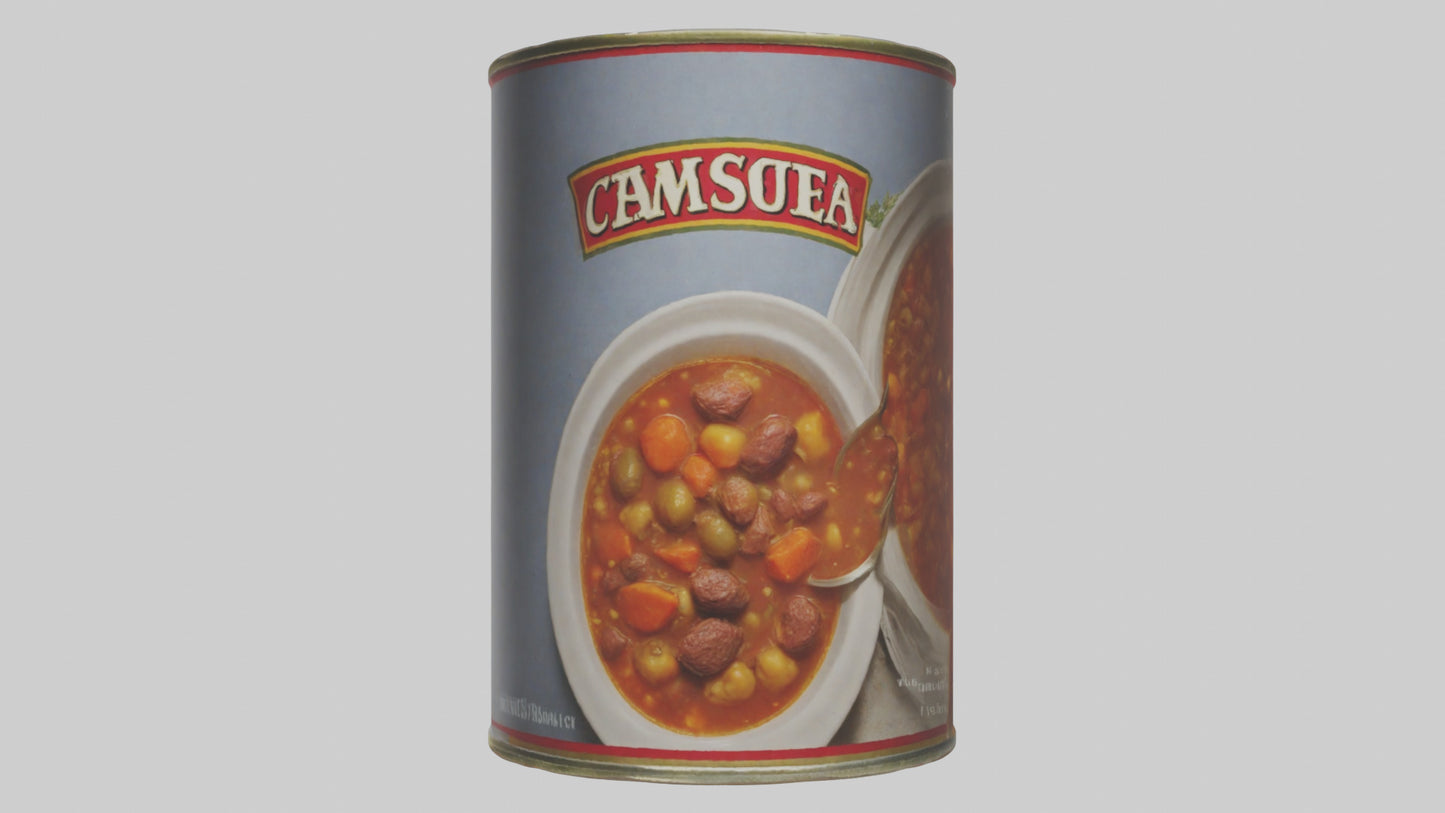Canned Stew model VR / AR / low-poly