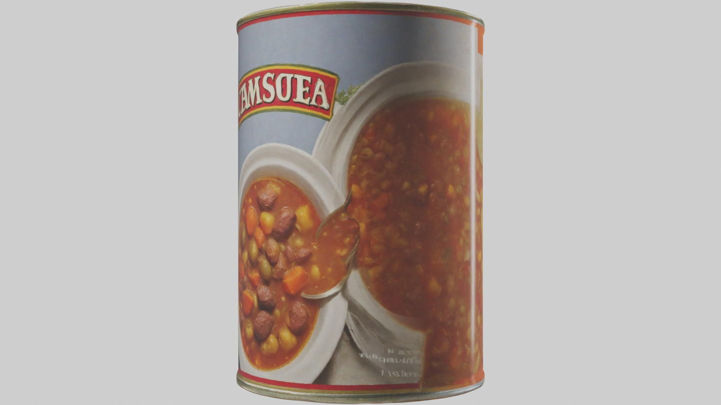 Canned Stew model VR / AR / low-poly