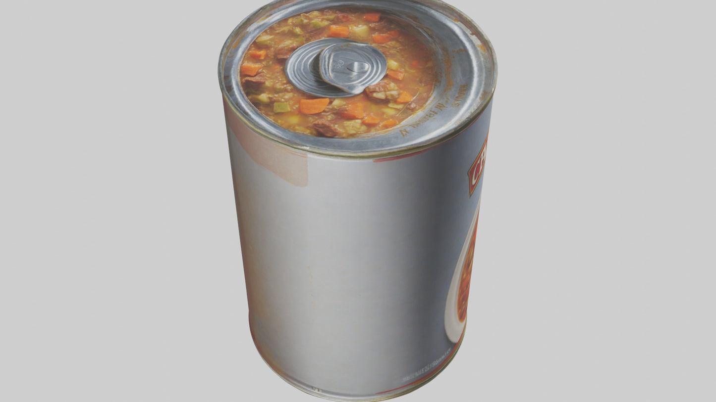 Canned Stew model VR / AR / low-poly