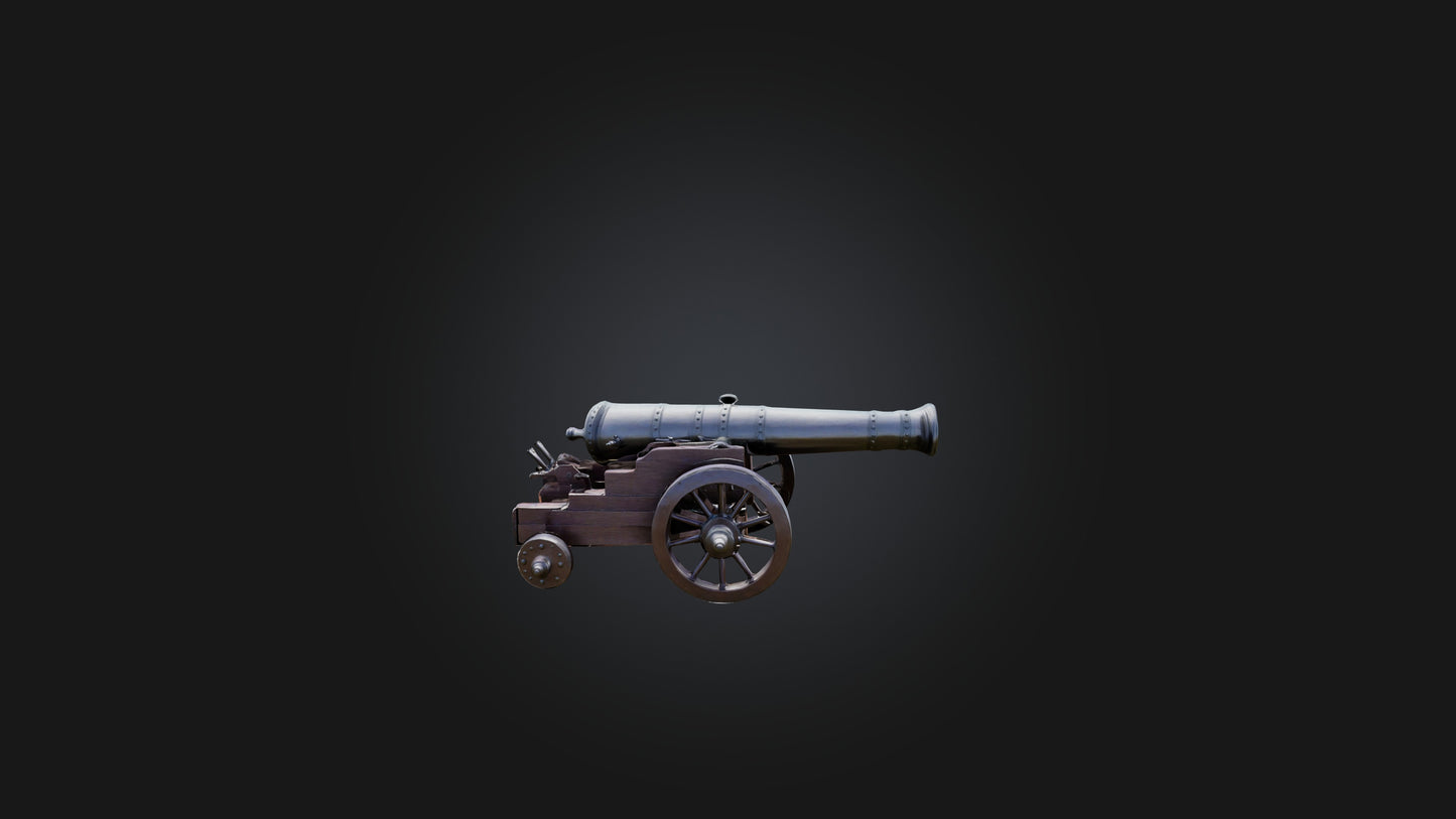 Cannon 3D model