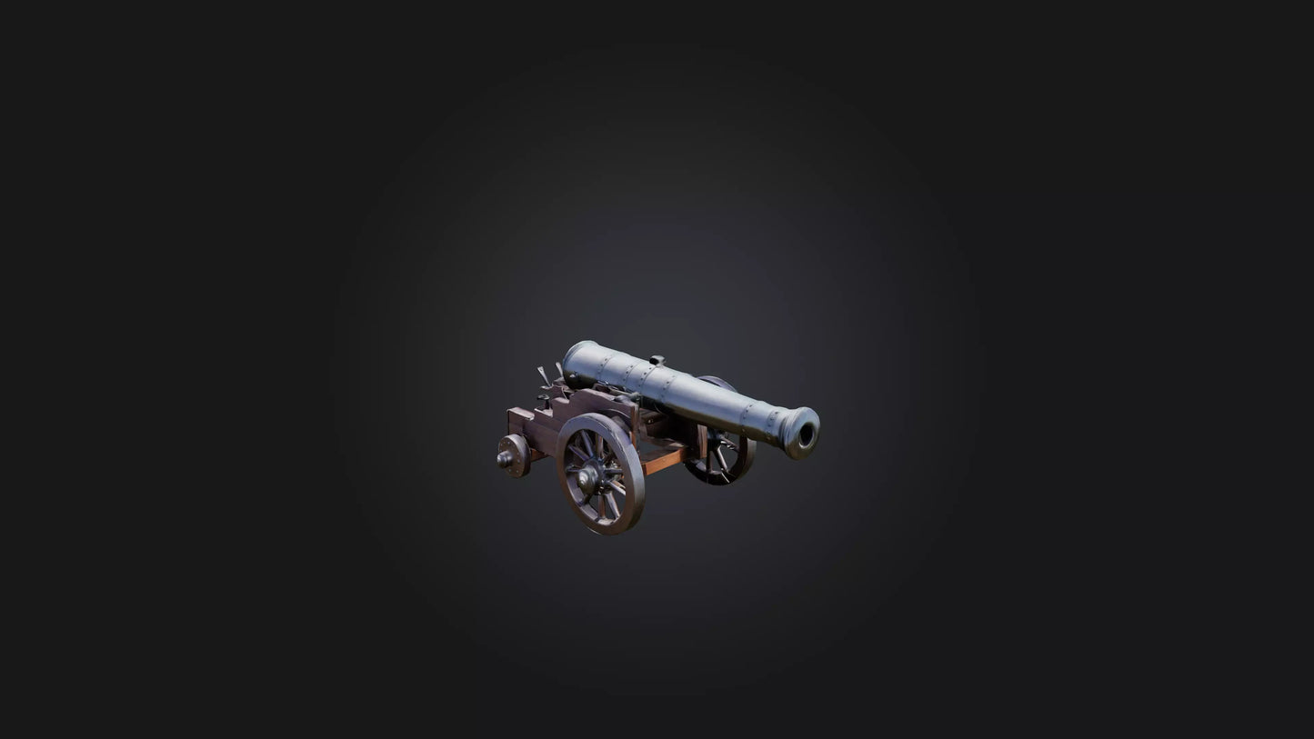 Cannon 3D model