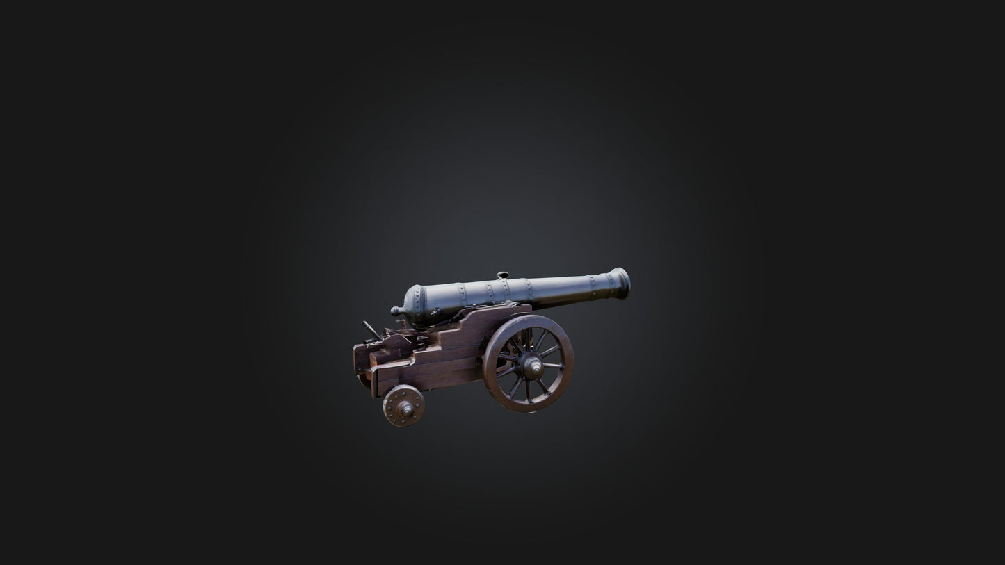 Cannon 3D model