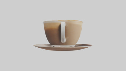 3D model Cappuccino model VR / AR / low-poly