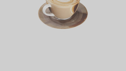 3D model Cappuccino model VR / AR / low-poly