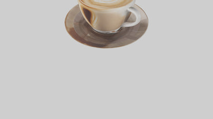 3D model Cappuccino model VR / AR / low-poly