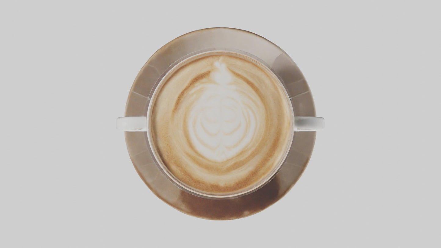 3D model Cappuccino model VR / AR / low-poly