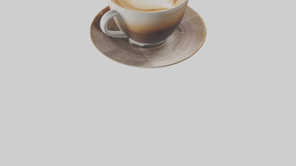 3D model Cappuccino model VR / AR / low-poly