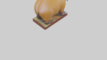 3D model Capybara statue model VR / AR / low-poly