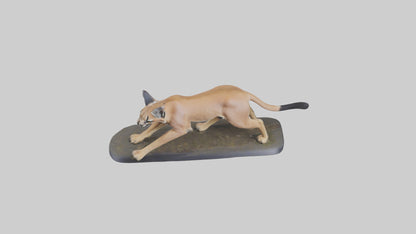 3D model Caracal hunting model VR / AR / low-poly