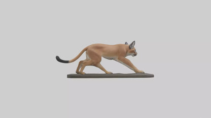 3D model Caracal hunting model VR / AR / low-poly