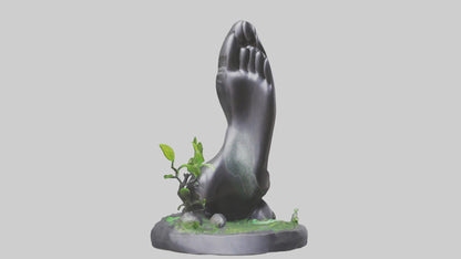 3D model Carbon Footprint Reduction Statue model VR / AR / low-poly