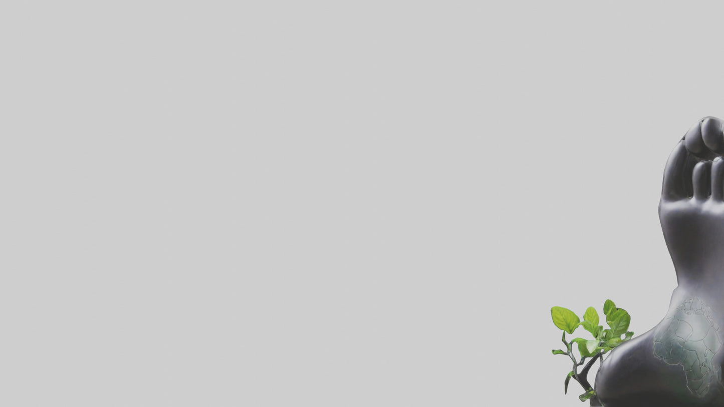 3D model Carbon Footprint Reduction Statue model VR / AR / low-poly