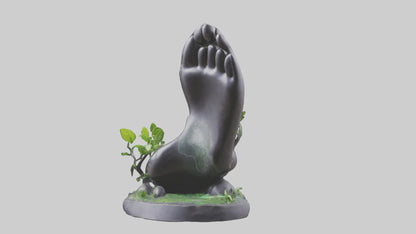3D model Carbon Footprint Reduction Statue model VR / AR / low-poly