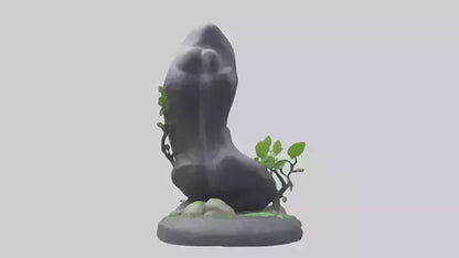 3D model Carbon Footprint Reduction Statue model VR / AR / low-poly