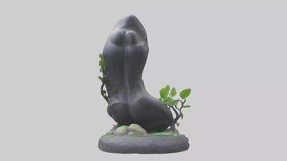 3D model Carbon Footprint Reduction Statue model VR / AR / low-poly