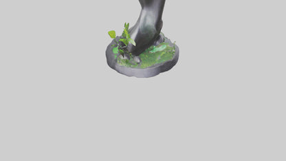 3D model Carbon Footprint Reduction Statue model VR / AR / low-poly