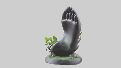 3D model Carbon Footprint Reduction Statue model VR / AR / low-poly