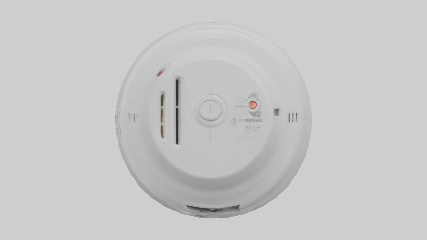 Carbon monoxide detector model VR / AR / low-poly