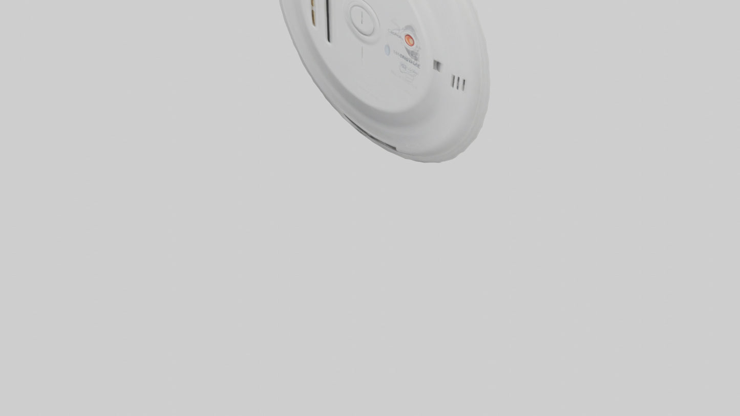 Carbon monoxide detector model VR / AR / low-poly