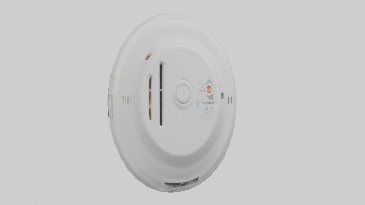 Carbon monoxide detector model VR / AR / low-poly