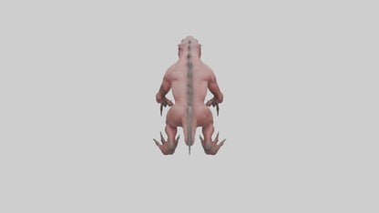 3D model Carnivorous Beast model VR / AR / low-poly