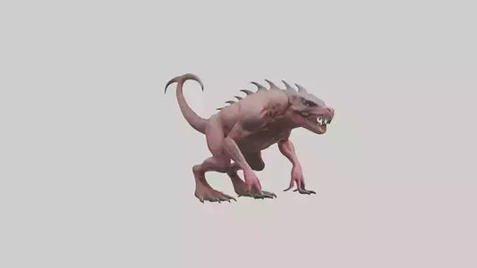 3D model Carnivorous Beast model VR / AR / low-poly