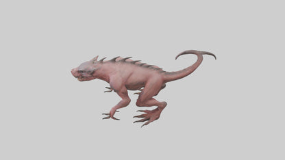 3D model Carnivorous Beast model VR / AR / low-poly