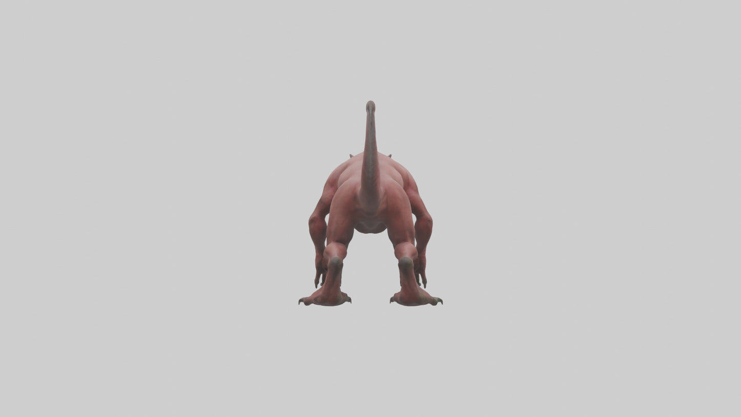 3D model Carnivorous Beast model VR / AR / low-poly