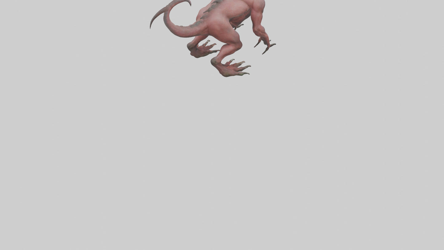 3D model Carnivorous Beast model VR / AR / low-poly