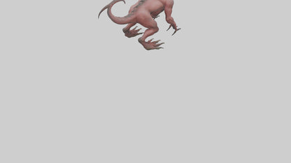 3D model Carnivorous Beast model VR / AR / low-poly