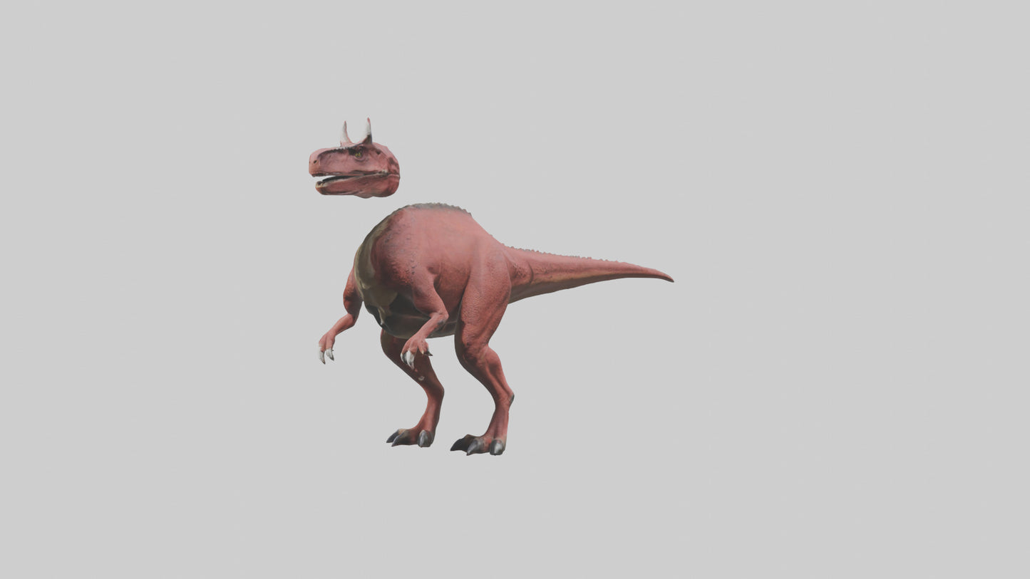 3D model Carnotaurus model VR / AR / low-poly