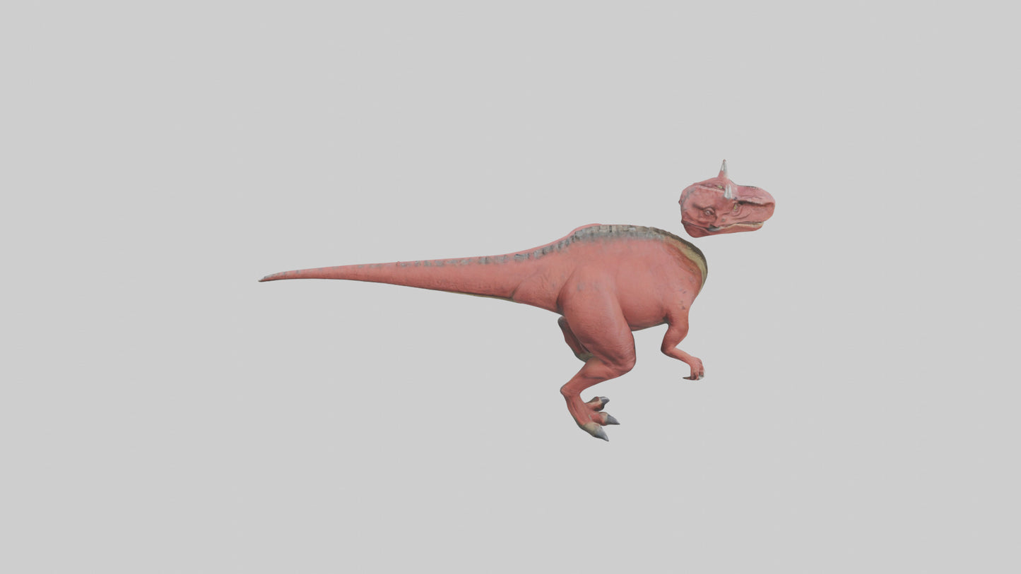 3D model Carnotaurus model VR / AR / low-poly
