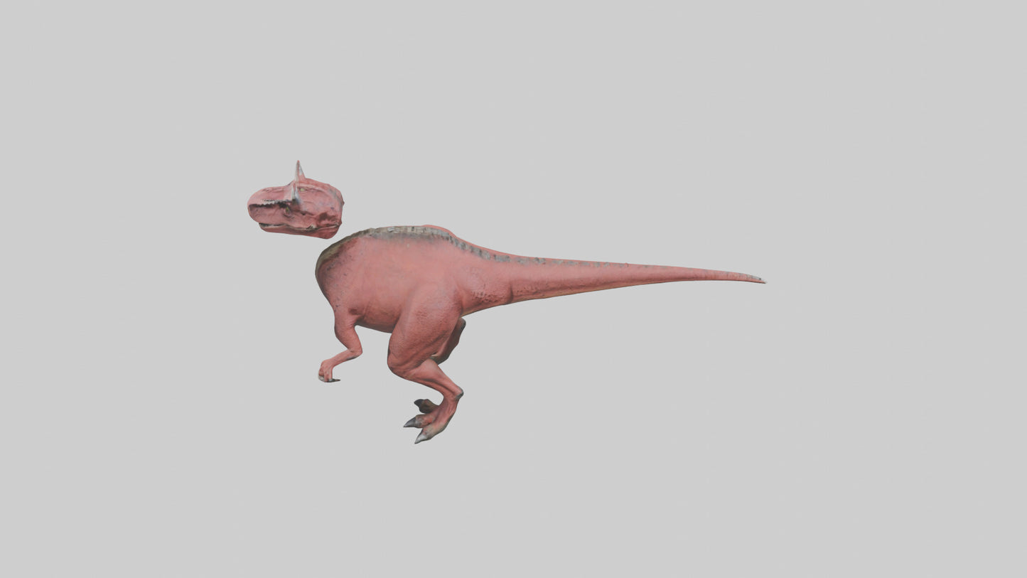 3D model Carnotaurus model VR / AR / low-poly