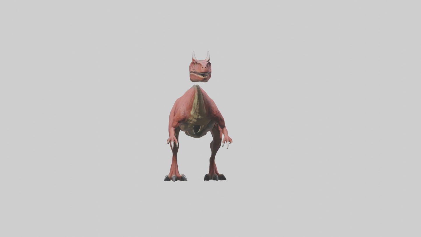 3D model Carnotaurus model VR / AR / low-poly