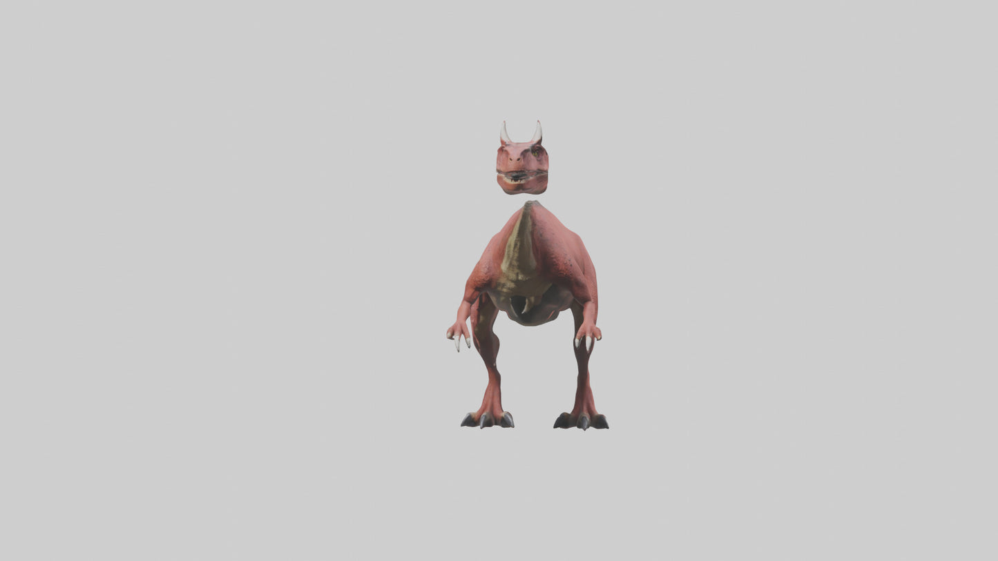 3D model Carnotaurus model VR / AR / low-poly