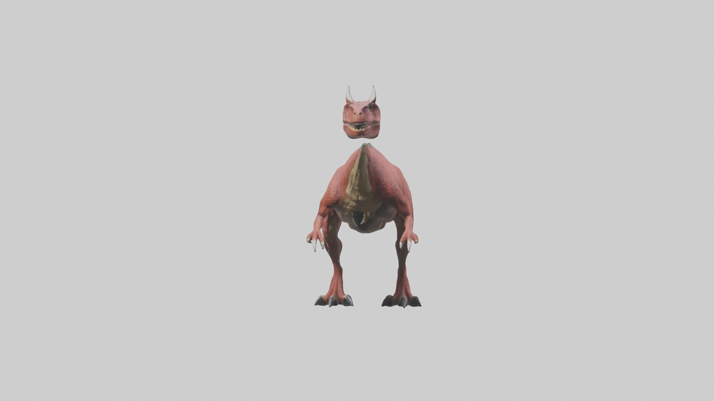3D model Carnotaurus model VR / AR / low-poly