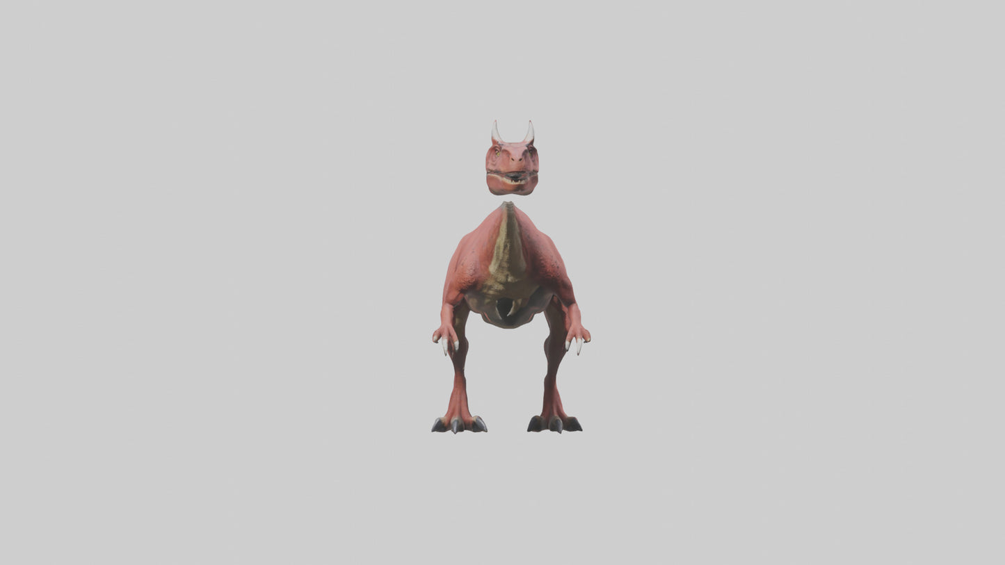 3D model Carnotaurus model VR / AR / low-poly