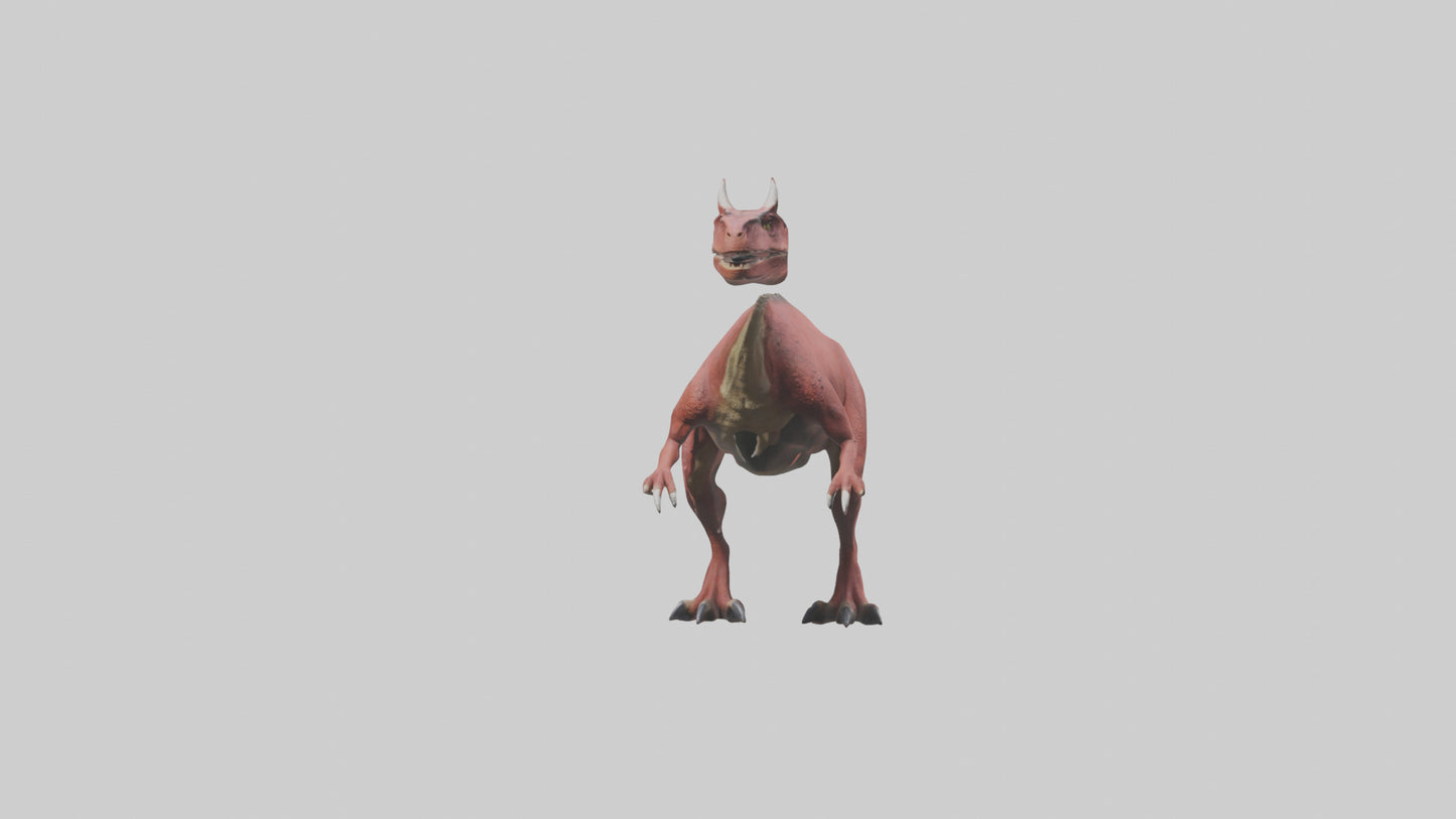 3D model Carnotaurus model VR / AR / low-poly