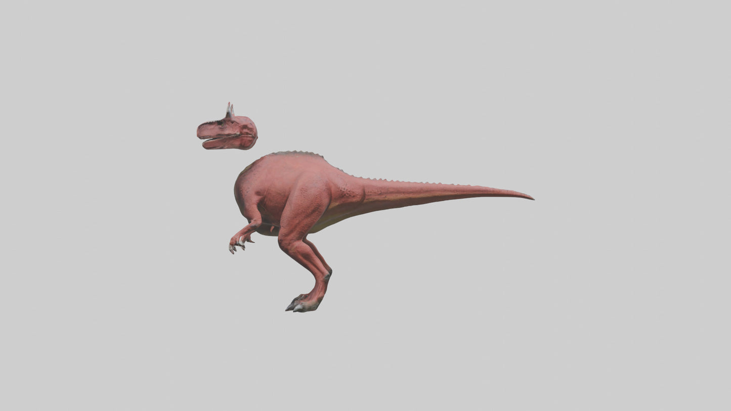 3D model Carnotaurus model VR / AR / low-poly