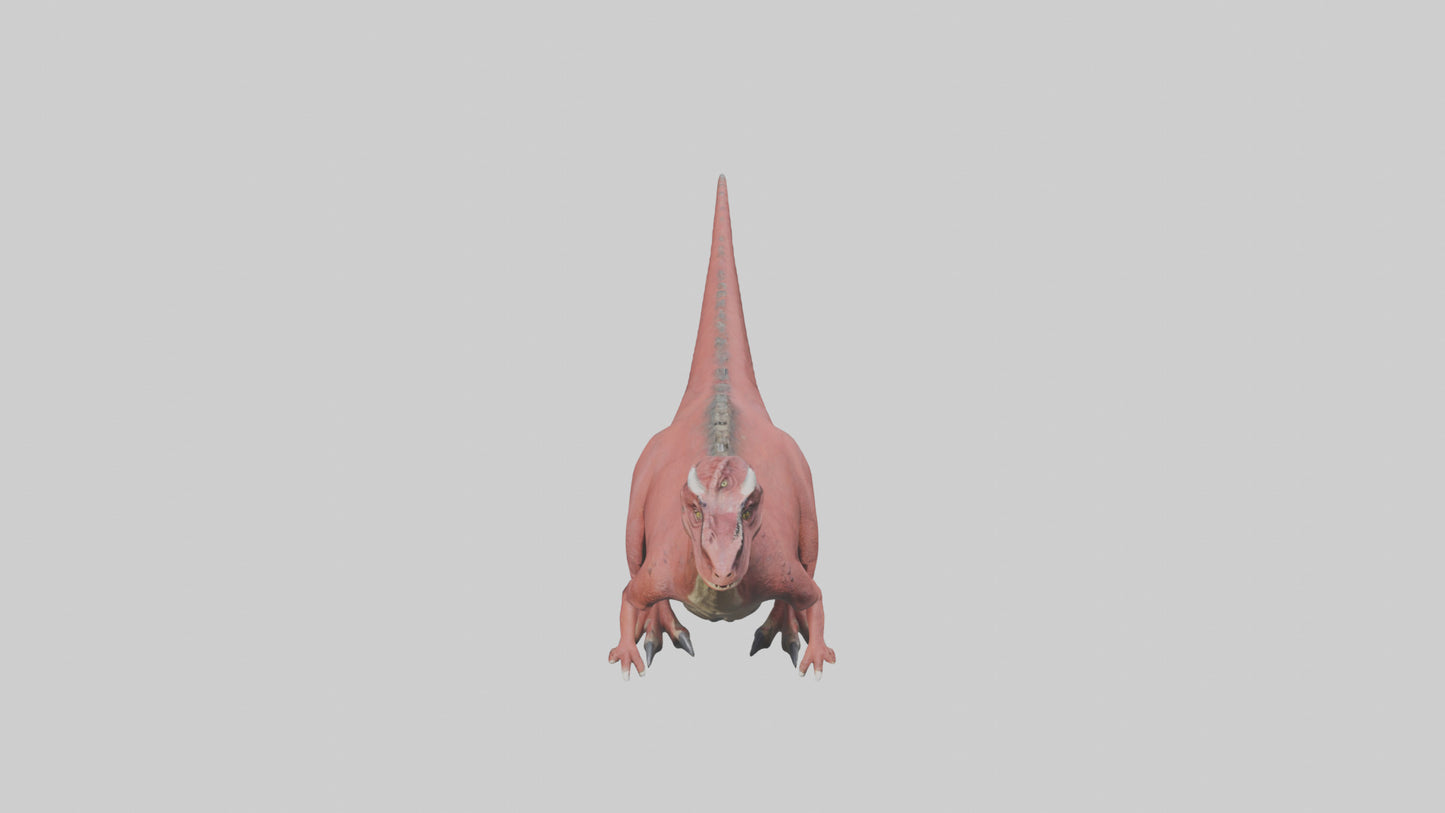 3D model Carnotaurus model VR / AR / low-poly