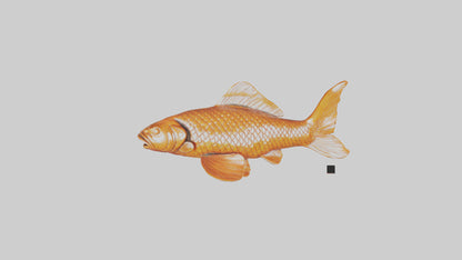 3D model Carp statue model VR / AR / low-poly
