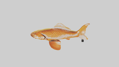 3D model Carp statue model VR / AR / low-poly