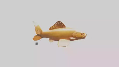3D model Carp statue model VR / AR / low-poly