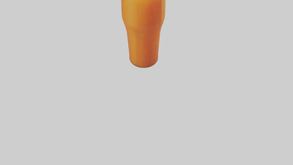 Carrot ginger juice model VR / AR / low-poly