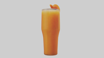 Carrot ginger juice model VR / AR / low-poly