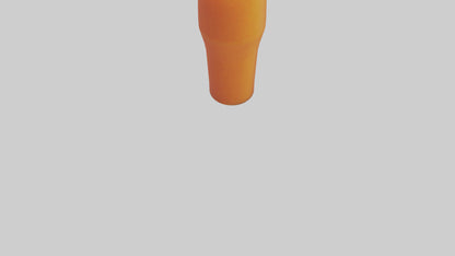 Carrot ginger juice model VR / AR / low-poly