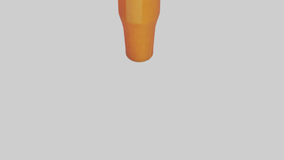 Carrot ginger juice model VR / AR / low-poly