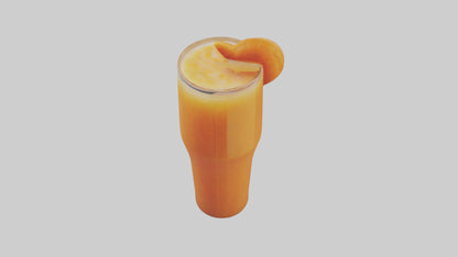 Carrot ginger juice model VR / AR / low-poly