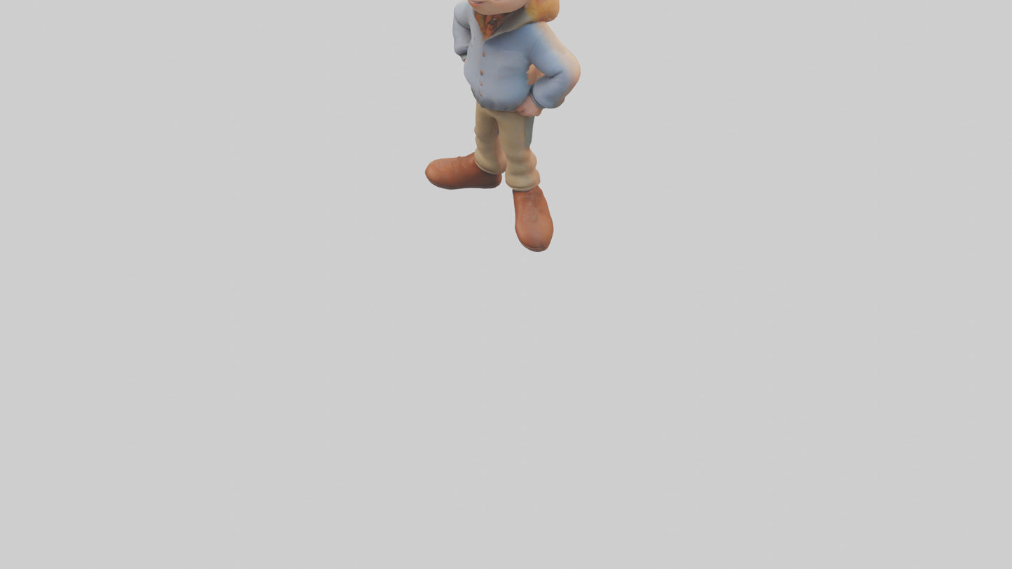 Cartoon Actor model 3D model